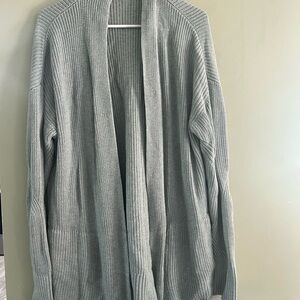 lululemon athletica Women's Open Front Cardigan - Soft grey/green
